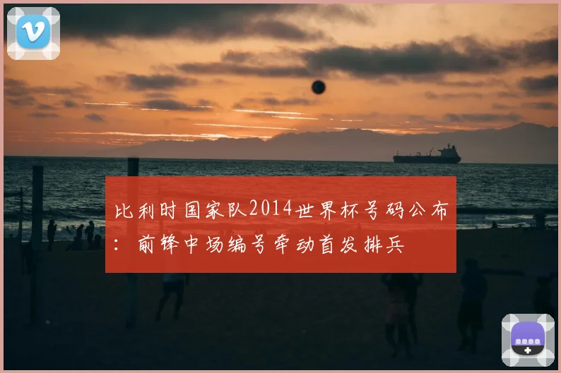 比利时国家队2014世界杯号码公布:前锋中场编号牵动首发排兵