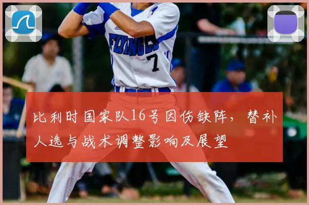 比利时国家队16号因伤缺阵，替补人选与战术调整影响及展望